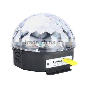 SD Card Led Crystal Magic Ball Light