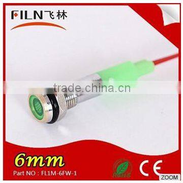 Filn 6mm 12v Argon Lamp Bulb Metal Laser Stage Light LED Indicator Light With Wire photo-5