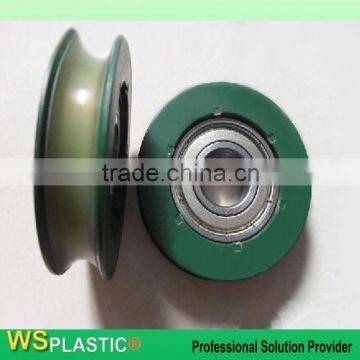 polyurethane coat sliding door hanging wheel