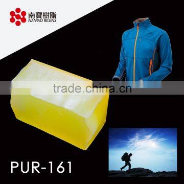Advanced Amber Transparent Roller coating PUR Glue For Textile application