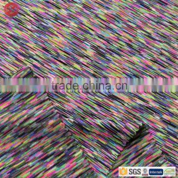 Space-Dyed Manufacturer Multi-Colors Space Dyed Mesh Yarn Fabric
