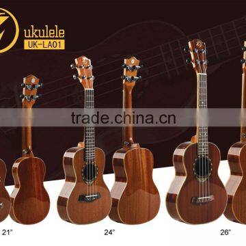 Soprano All Sapele Rosewood Fingerboard Mahogany Neck Ukulele