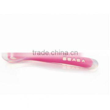 2015 Hot Sale Silicone Baby Spoon, BPA Free Feeding Spoon photo-2