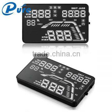 Hot Sale 5.5 Inch GPS HUD Head Up Display Universal HUD GPS Speed Monitoring Device