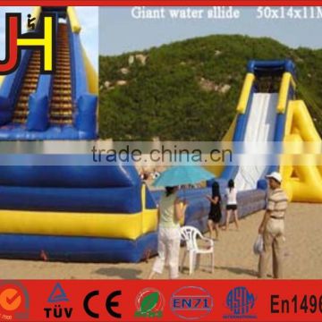 largest long Water Slide Inflatable Water Park giant inflatable water slide