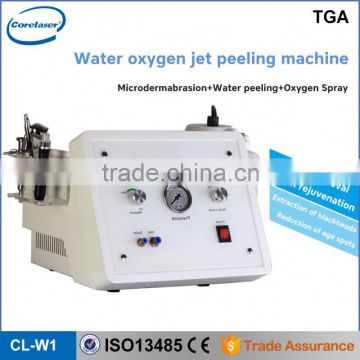 Professional 3 in 1 microdermabrasion oxygen jet and oxygen spray portable oxygen injection skin machine