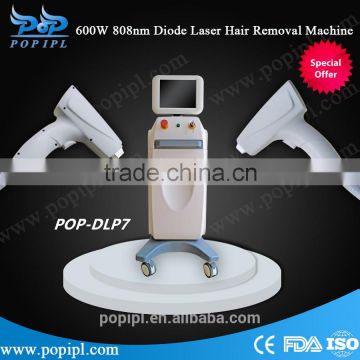 popipl 808nm Diode laser permanent hair removal machine price good 808nm POP-DL7 best laser