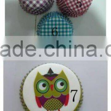 Factory Custom Private Label Wonderful Greaseproof Paper Cupcake Liners Muffin Cases Baking Cups For All Caterings