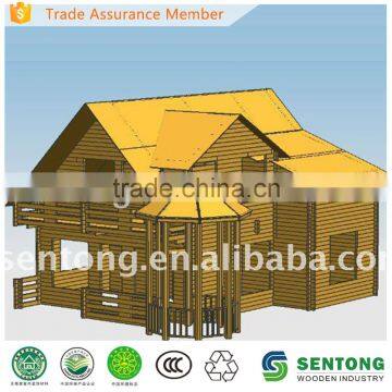 good quality with best price prefabricated wooden villa