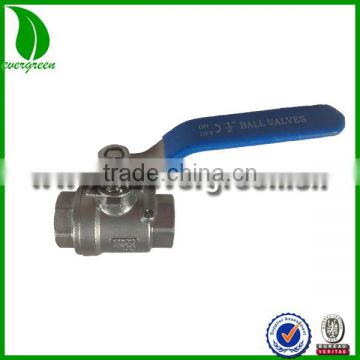 NPT full port brass ball valve with new bonnet Stainless Steel Stem and Ball and Handle