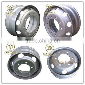Steel Tubeless Semi Truck Rim 22.5 photo-5