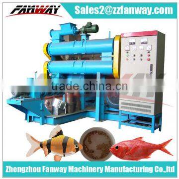 China Large Capacity Wet Type Floating Fish Feed Pellet Production Making Line