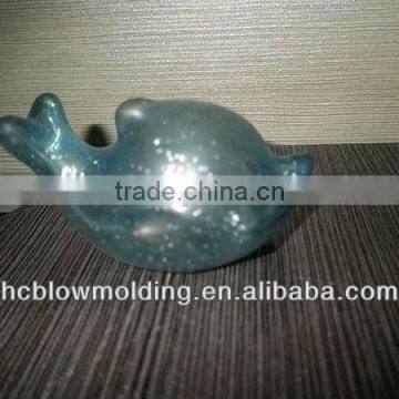 OEM Blow Molding Plastic Dolphin Toy Plastic HDPE Dolphin Bath Toy for Kids photo-3