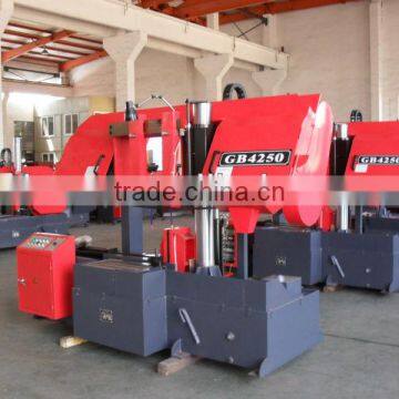 Double column type semi-automatic hydraulic horizontal band sawing machine