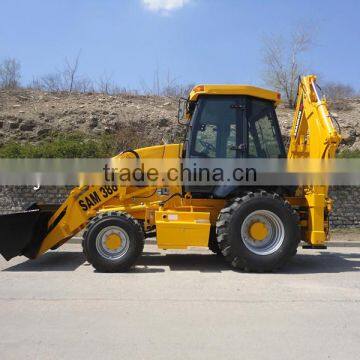 Good Quality SAM388 Backhoe Loader for Sale photo-2