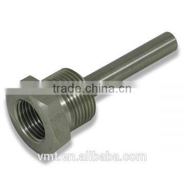 SS304 Heat Meter Temperature Probes Thermowells Fittings