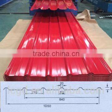 Hot sales Galvanized corrugated prepainted roofing sheet