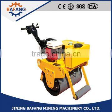 Small single drum diesel engine road roller soil compactor