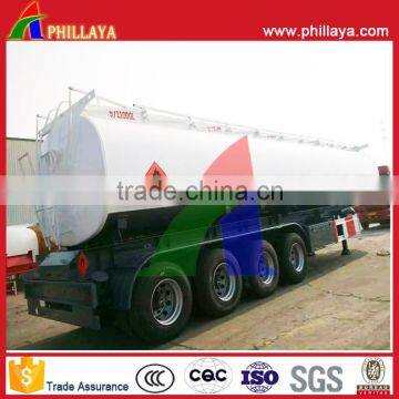 4 Axles Road Mobile Tanker 60000L Fuel Gasoline Oil Tank Semi Trailer photo-3