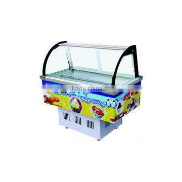 SC-14Zbz portable ice porridge display cabinet for summer cooling display cabinets ice cream display cabinet