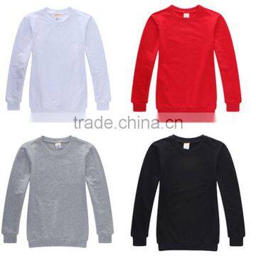 2015 new sublimation round collar cotton sweater factory price fashion boys sweater