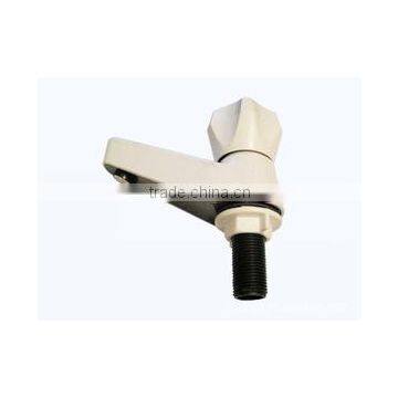 White Color ABS/PVC Quarter Turn Plastic Taps/Faucet photo-3
