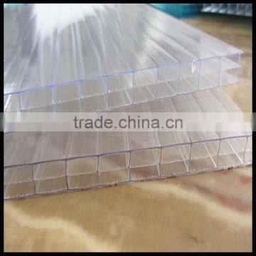 Construction material transparent hollow plastic pc sheet China manufacturer