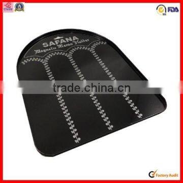 FDA embossed round metal tin tray