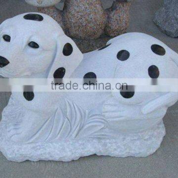 Natural Stone Small Dog Statue