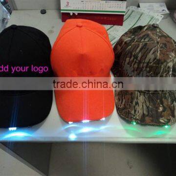 baseball caps with led lights/led baseball cap