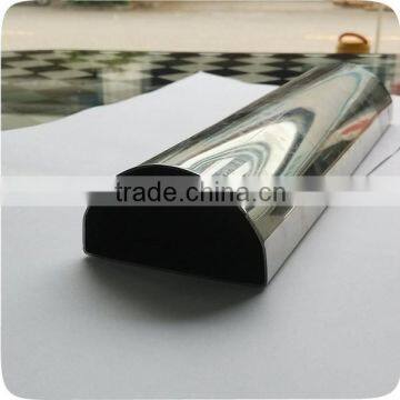 China Welded 304 316l Stainless Steel Half Round Pipe