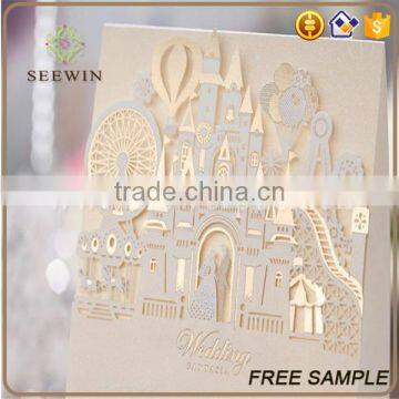 rectangular church style wedding place card