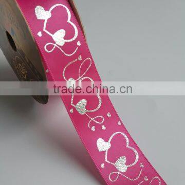 Wholesale 100% Polyester Printed Satin Ribbon