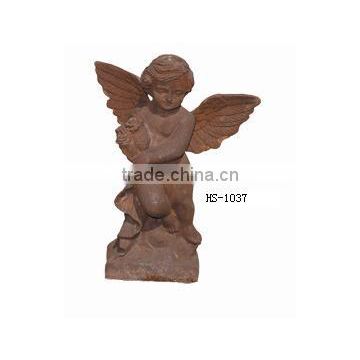 Cast Iron angel marble Statues