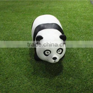 Home Garden Seats Christmas Decorative 30cm Height Small Artificial White and Black Fiberglass Chinese Flat Panda E10 28X07 photo-3