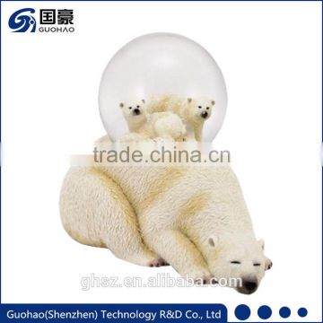 Custom Polar bear water globe