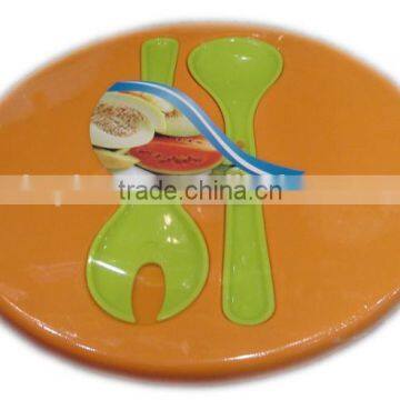Plastic Round Fruit Salad Mixing Bowl With Lid UN Saladier photo-6