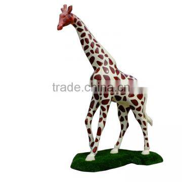 FRP giraffe statue sculpture