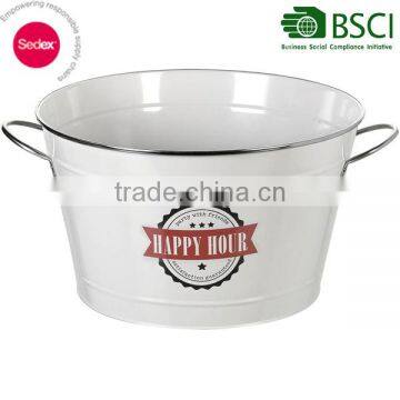 Tin drinks bucket for beer