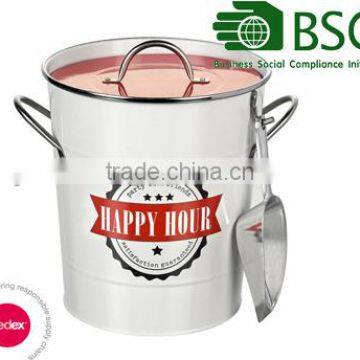 'HAPPY HOUR' Metal ice bucket