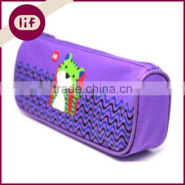 With Animal Printing Canvas Pencil Bag, Tiger Printing Pencil Bag,Canvas Pencil Bag photo-2