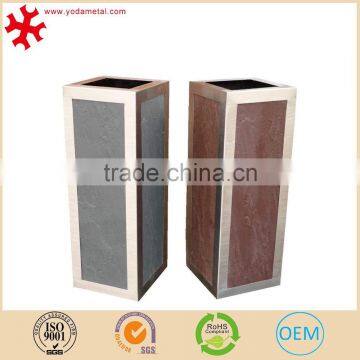 Outdoor Garden Plant Pot Tall Squre Stainless Steel Frame With GRP Panels photo-3