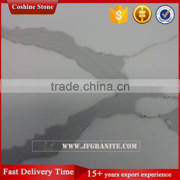 Jianfa Calacatta White Quartz Slab Price photo-2