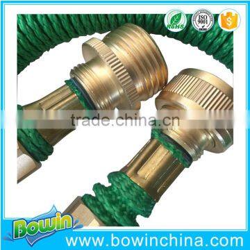 2016 New brass fitting retractable hose with green color