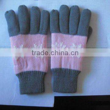 Acrylic Warm Fashion Lady Winter Gloves ZMR579