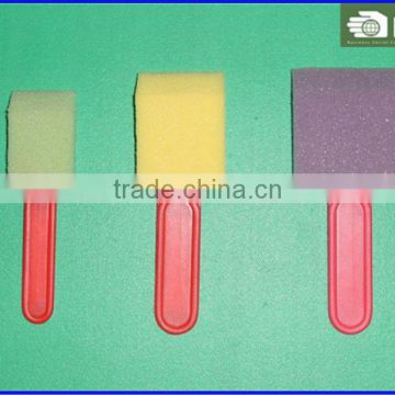 AB-043 Red Plastic Handle Foam Sponge Artist Brush