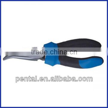 Double Color TPR Handle Bent Nose Plier