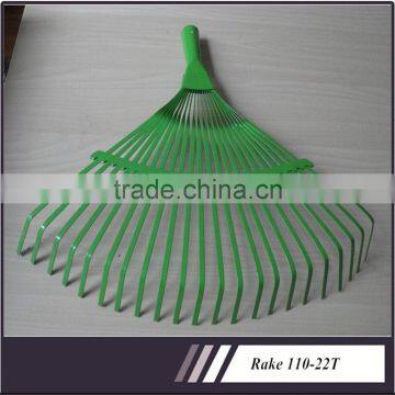 Garden grass leaf rakes with 22T garden tools