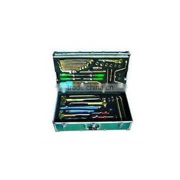 Non sparking overhauling tool set,sparkfree overhauling tool set,anti spark tool set for overhauling