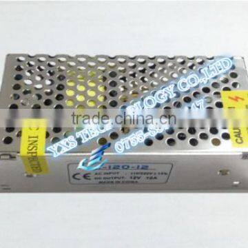 Switching LED Power Supply 12V 10A 120W AC100-240V to DC12V 10A Led Driver adapter for Led Strips